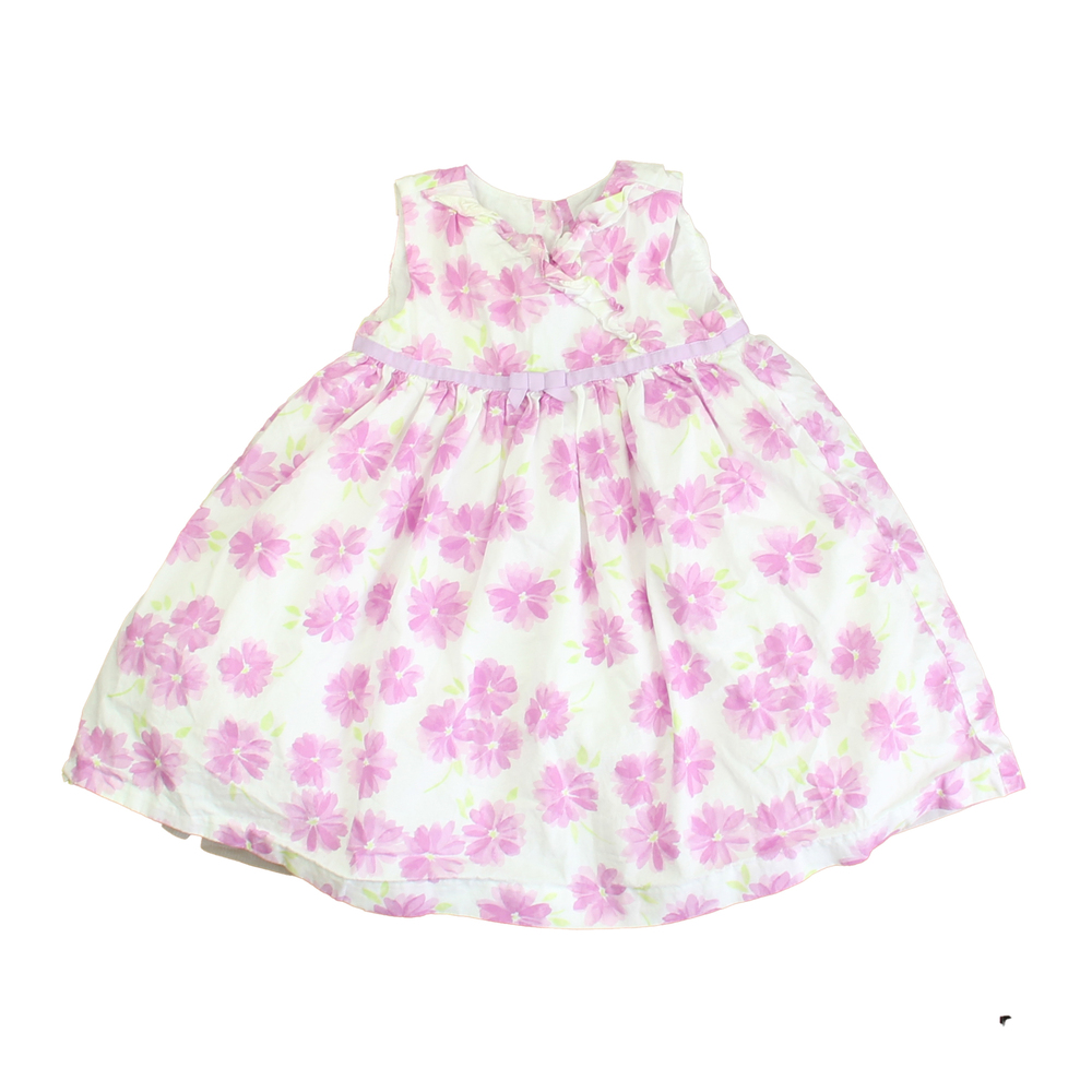 Gymboree Girls Purple | White Dress size: 12-18 Months